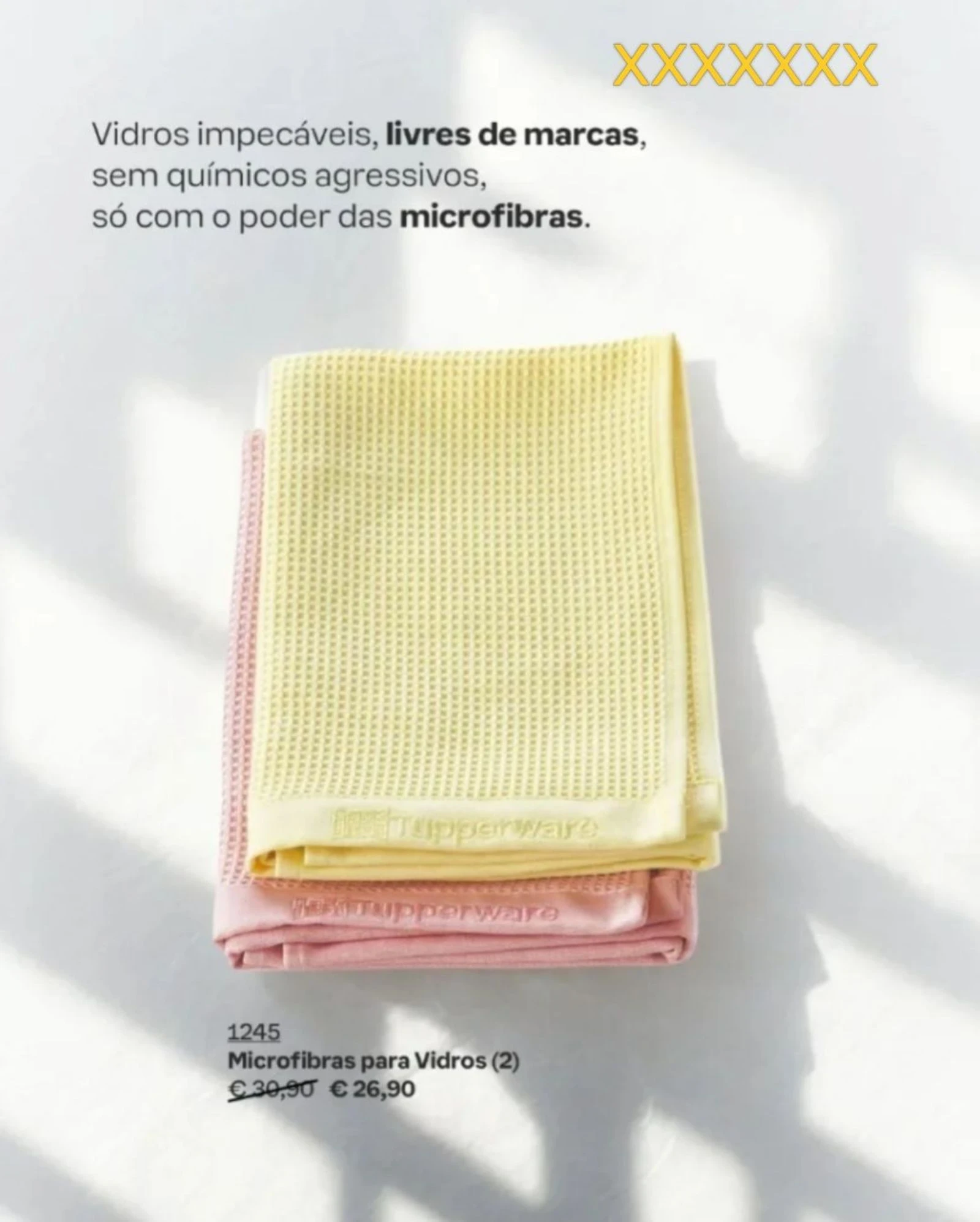 Panos vidros tupperware 